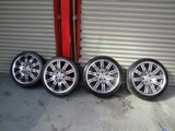 m3 alloy wheel repair with polished face x4